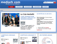 Tablet Screenshot of offre-emploi.mediarh.fr