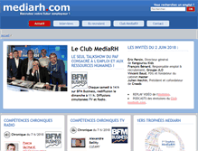 Tablet Screenshot of emploi.mediarh.fr